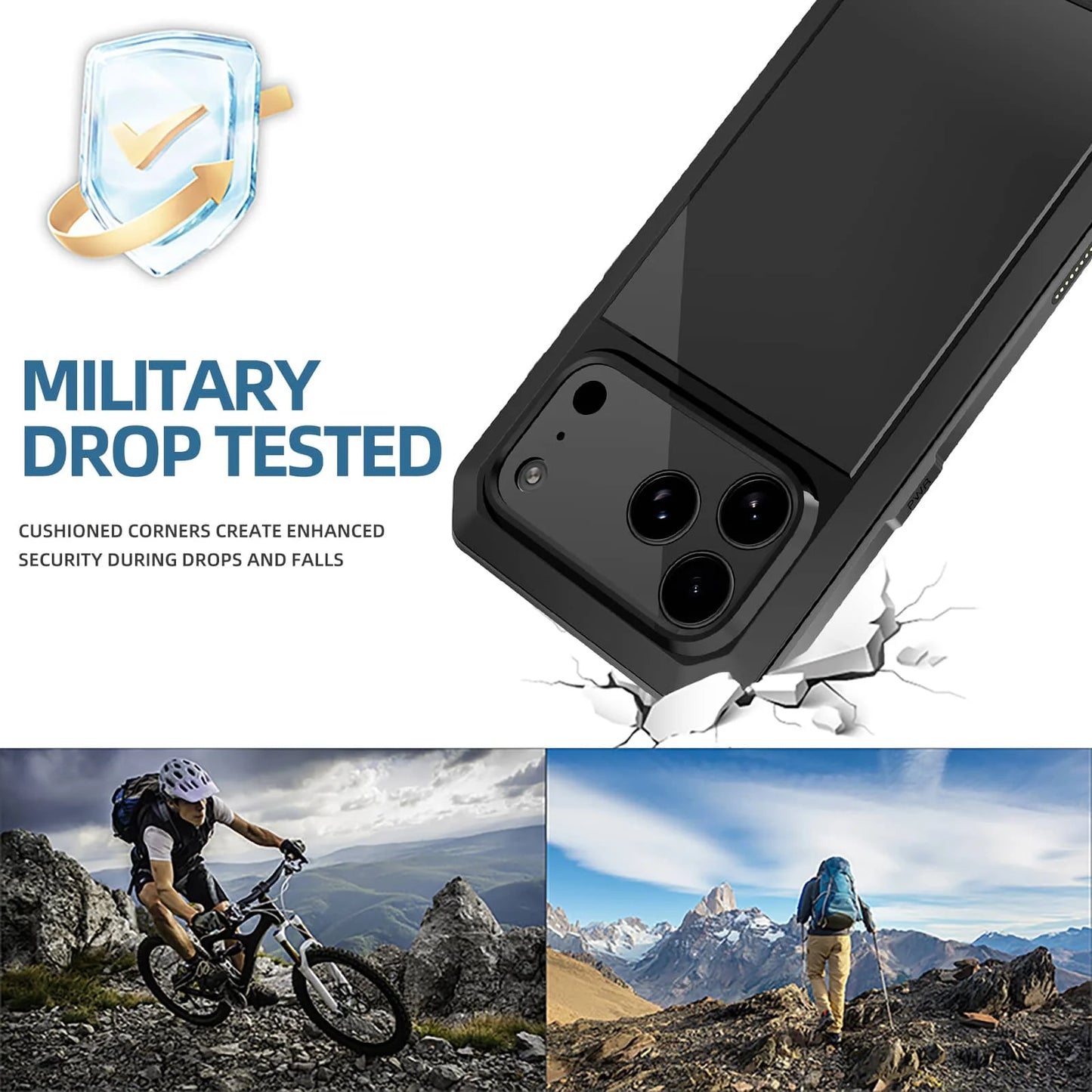 Heavy Duty Shockproof Case (iPhone Air, iPhone 17, iPhone 17 ProMax, iPhone 17 Pro)