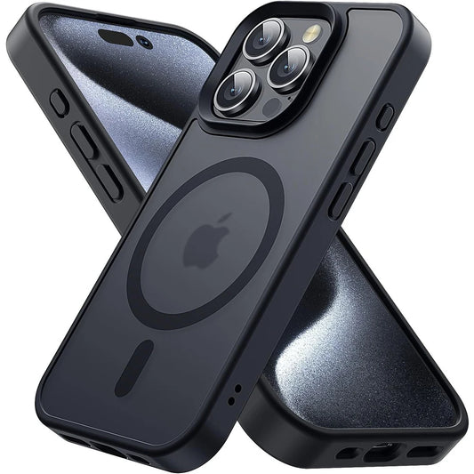 Matte Black Magsafe iPhone Case (Multi Model)