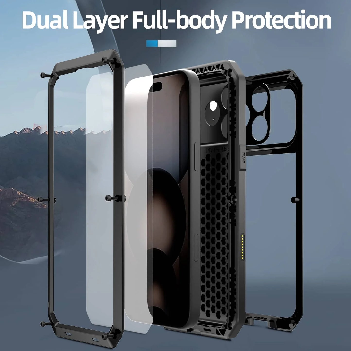 Heavy Duty Shockproof Case (iPhone Air, iPhone 17, iPhone 17 ProMax, iPhone 17 Pro)